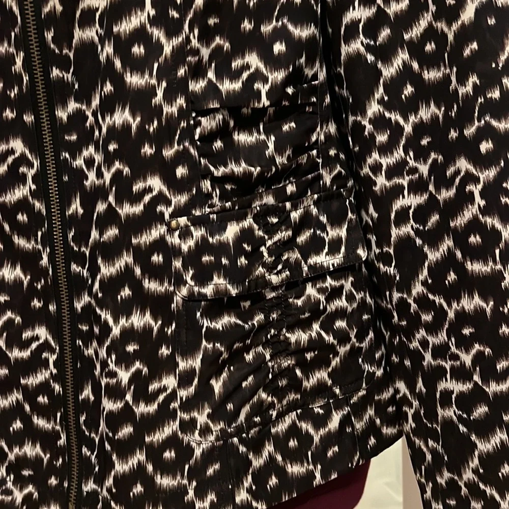 Laura Ashley Brown Printed Lightweight Jacket, Women’s L - Picture 5 of 8